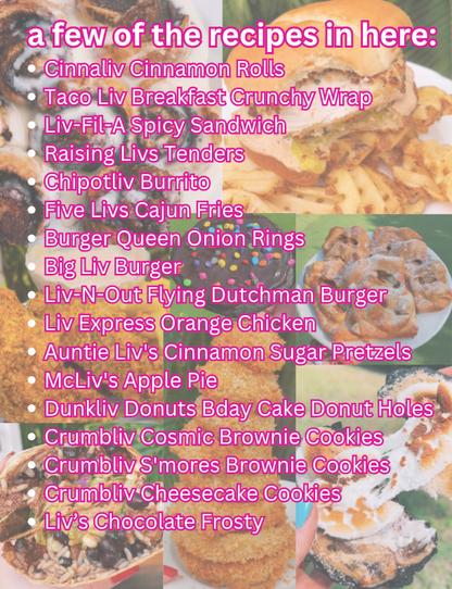 Fast Foodie Living Cookbook
